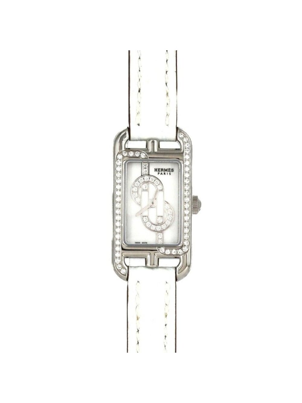 Hermes Nantucket D SS Quartz Bracelet